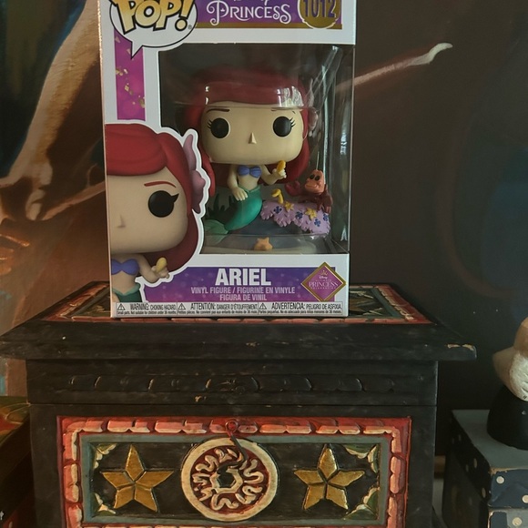 Funko Pop! Disney Princess Ariel Figure - Red, Purple, Green 1012 - Picture 4 of 12